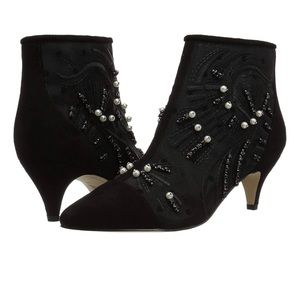 Women's Kami Embellished Mesh & Suede Booties 8.5/ 6